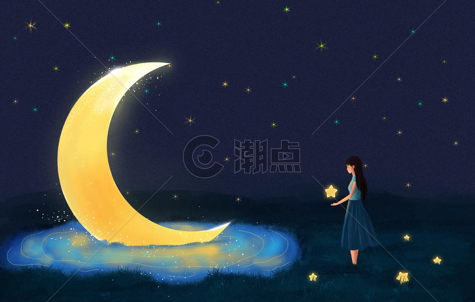 夏夜星空图片素材免费下载