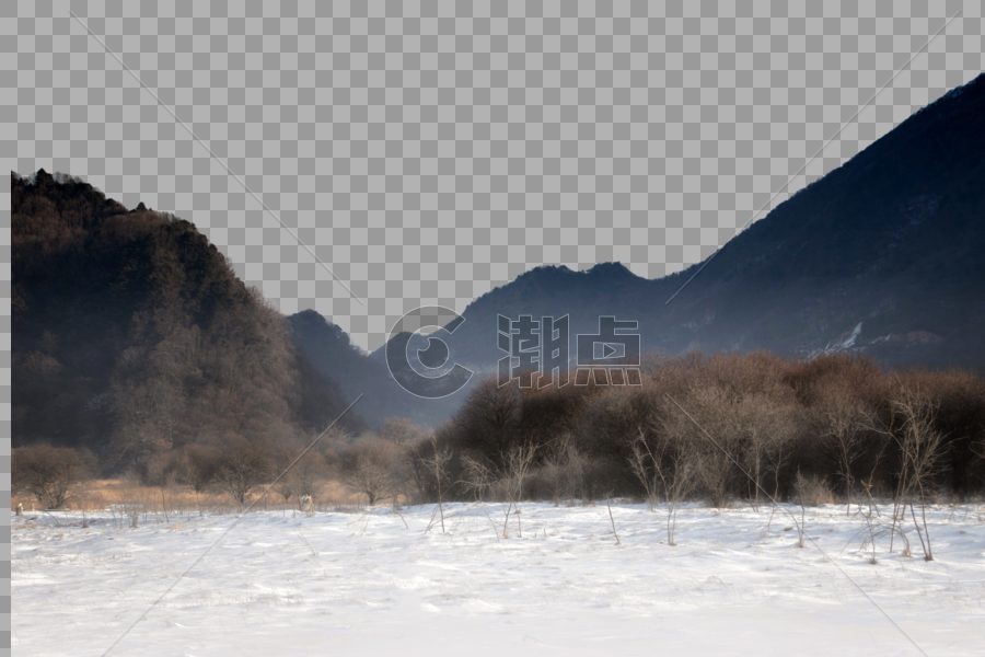 冬天的神农架大九湖图片素材免费下载