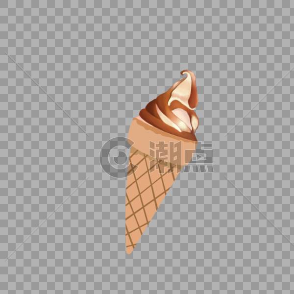 夏至冰淇凌甜筒图片素材免费下载