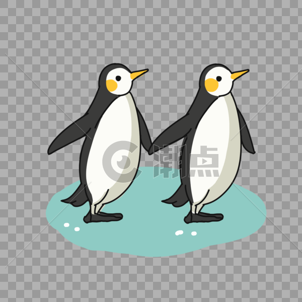 卡通小企鹅图片素材免费下载
