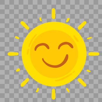 夏季清凉素材小太阳图片素材免费下载