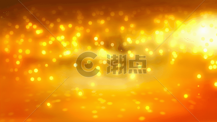 黄金粒子雨背景GIF图片素材免费下载