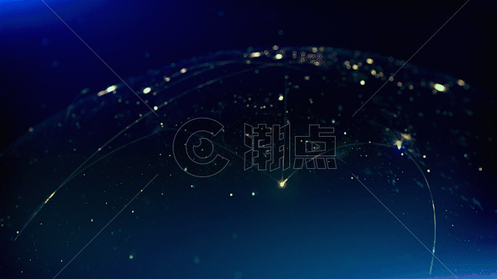 科技粒子光线球背景GIF图片素材免费下载