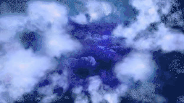粒子白云动画GIF图片素材免费下载