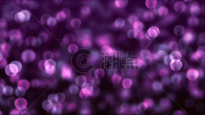 紫色粒子球动画GIF图片素材免费下载
