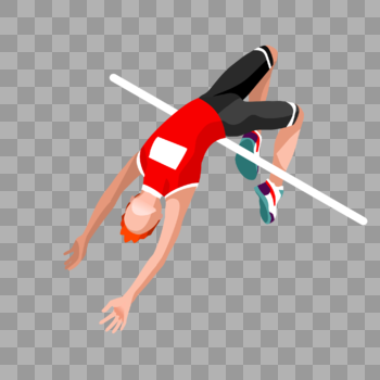 男子跳高比赛图片素材免费下载