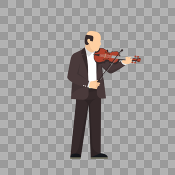 男子小提琴演奏图片素材免费下载