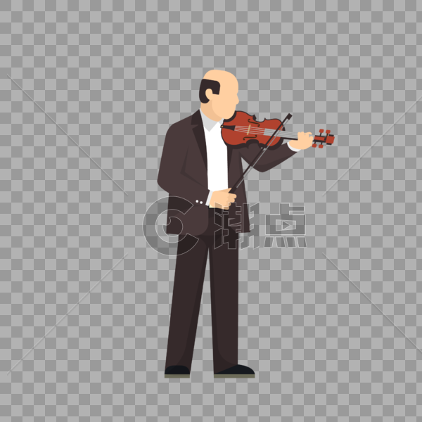 男子小提琴演奏图片素材免费下载