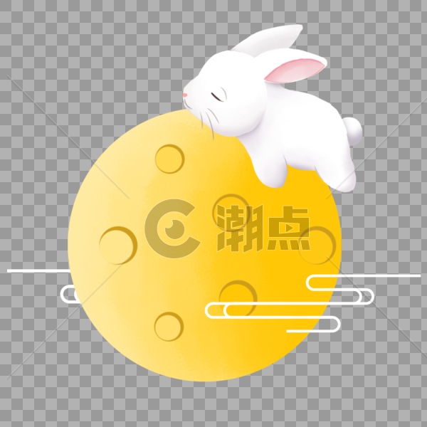 中秋节兔子图片素材免费下载