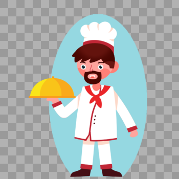 卡通厨师图片素材免费下载