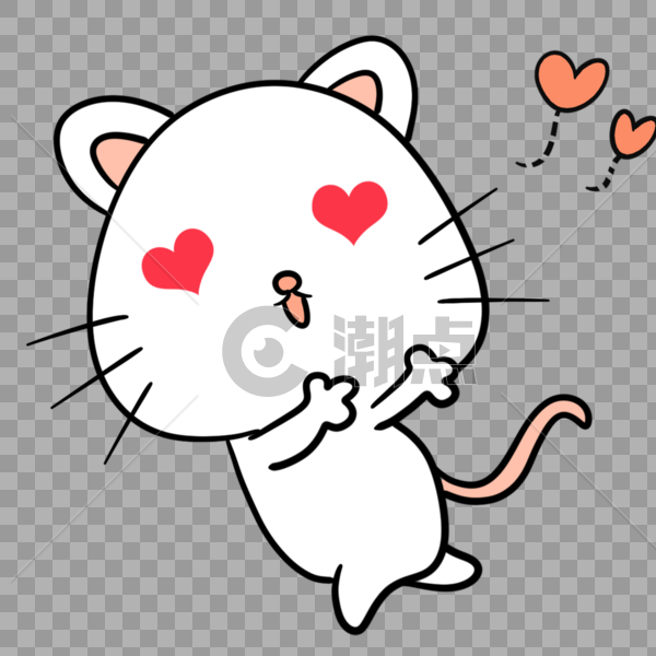 表白猫咪表情包图片素材免费下载