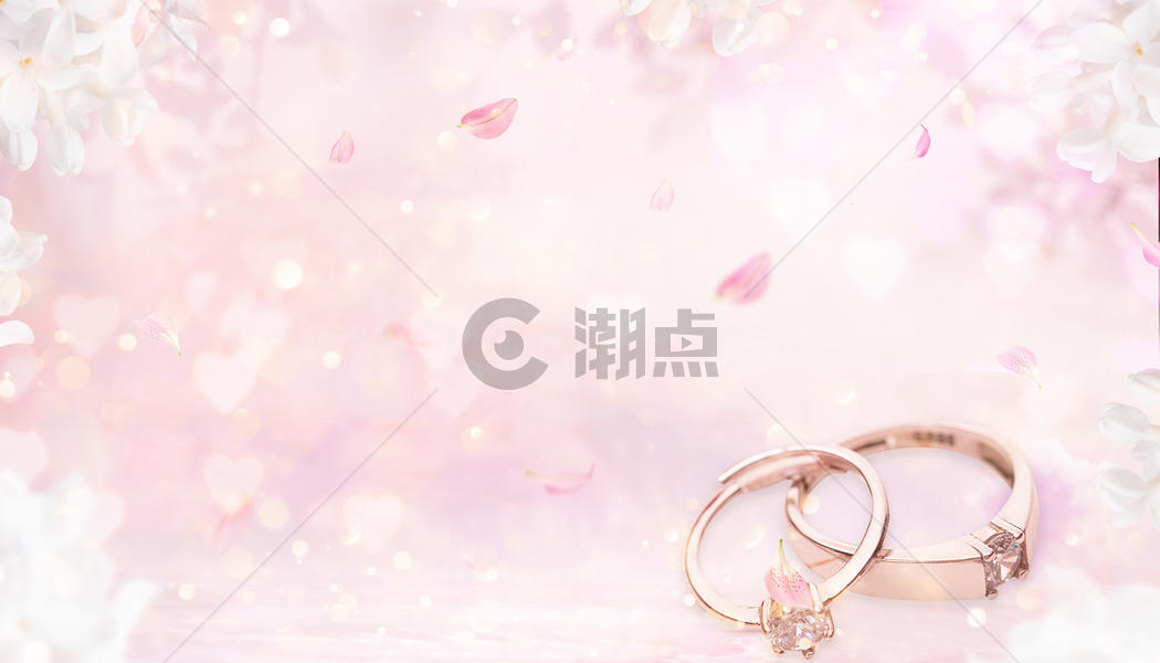 梦幻婚礼背景图片素材免费下载