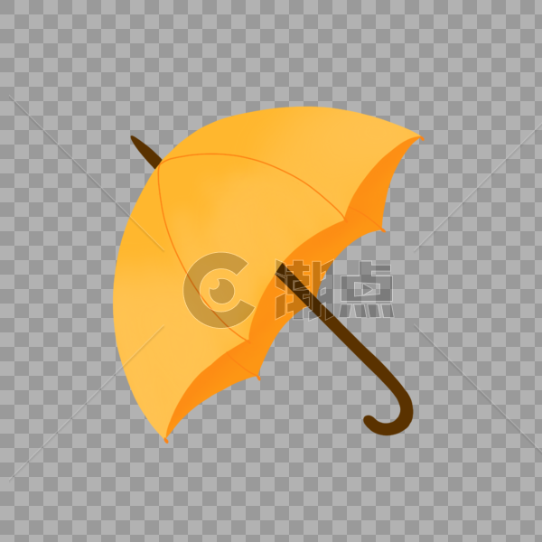 黄色太阳伞图片素材免费下载