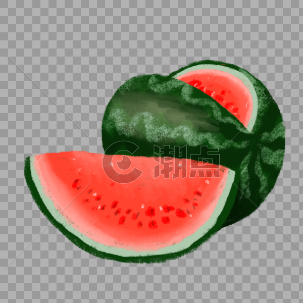 夏天的水果西瓜组合图片素材免费下载
