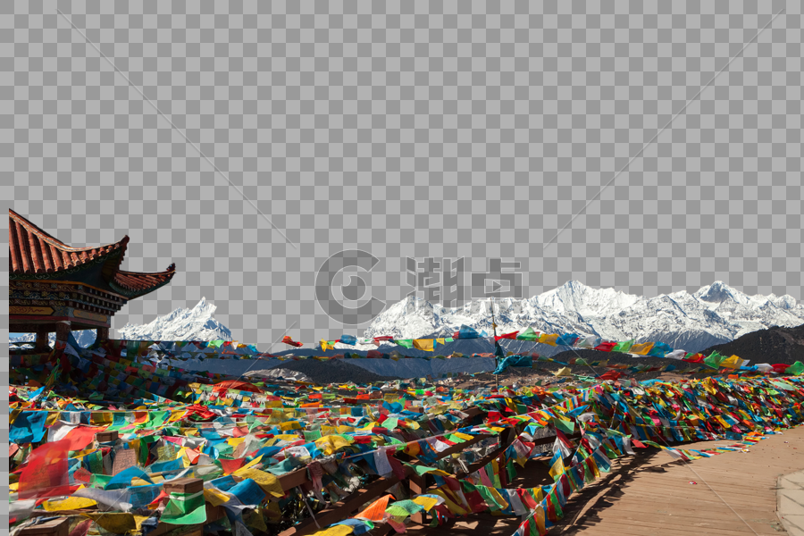 云南梅里雪山雨崩村图片素材免费下载