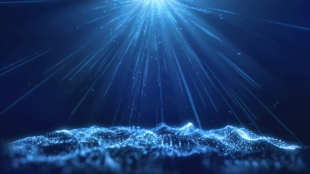 梦幻粒子海洋背景gif图片素材免费下载