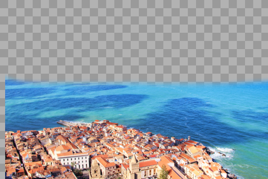 意大利西西里岛切法卢风景图片素材免费下载