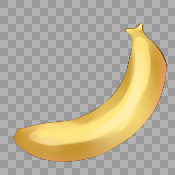 一个香蕉装饰素材图案图片素材免费下载
