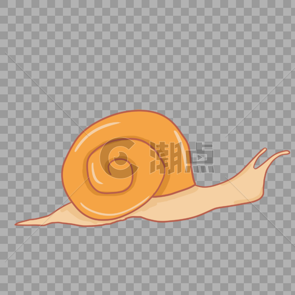 蜗牛装饰素材图案图片素材免费下载