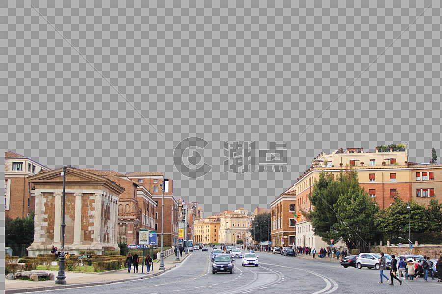 罗马城市交通图片素材免费下载