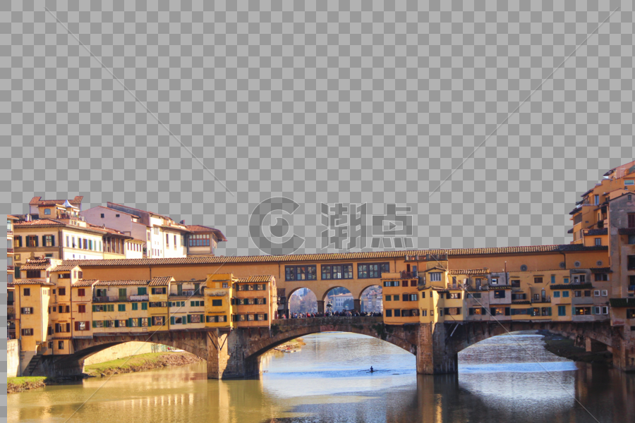 佛罗伦萨阿诺河上的维琪奥桥图片素材免费下载