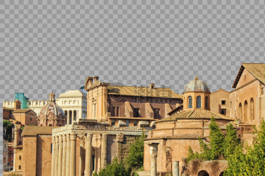 意大利古罗马建筑遗址图片素材免费下载