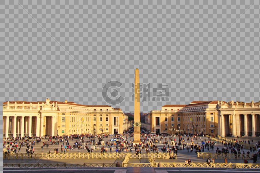 梵蒂冈圣彼得广场图片素材免费下载
