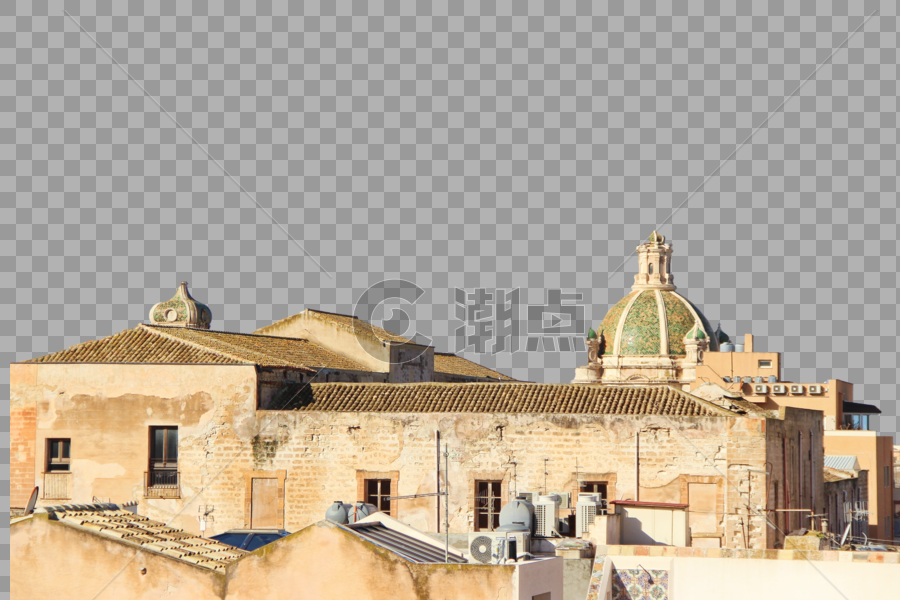 西西里岛特拉帕尼老城图片素材免费下载