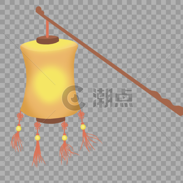 手绘古风物件提灯设计元素2000*2000图片素材免费下载-编号598983-潮点视频
