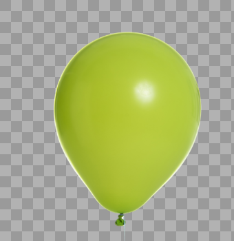 绿色气球图片素材免费下载