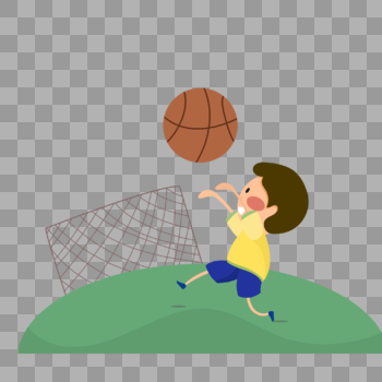 男同学课后打篮球图片素材免费下载