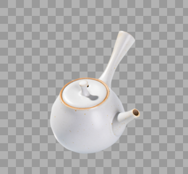 白色茶壶图片素材免费下载