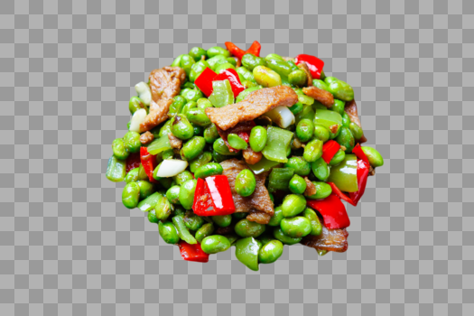 清香豌豆炒肉图片素材免费下载