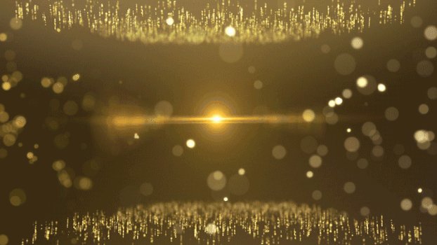 金色粒子动画背景GIF图片素材免费下载