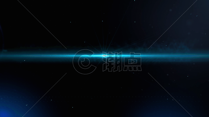 蓝色粒子光线三维背景GIF图片素材免费下载