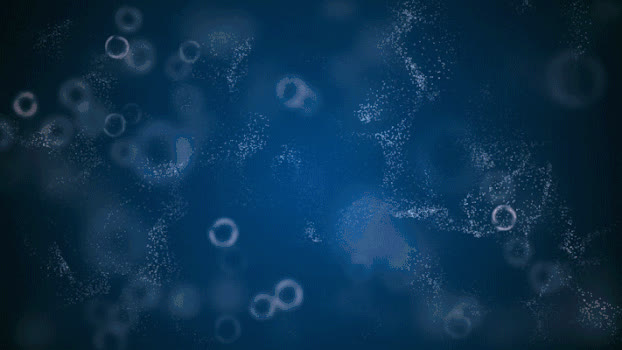 蓝色粒子气泡动画GIF图片素材免费下载