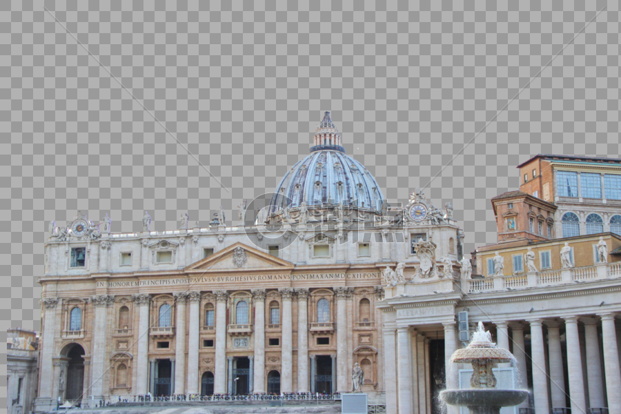 梵蒂冈圣彼得大教堂图片素材免费下载