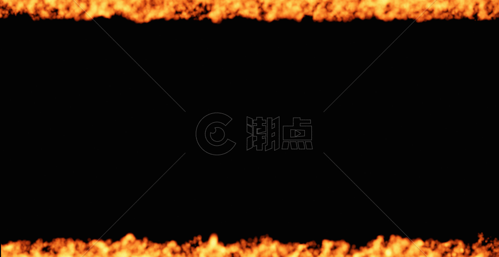 火焰粒子边框GIF图片素材免费下载