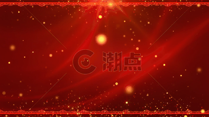 喜庆红色光效舞台GIF图片素材免费下载