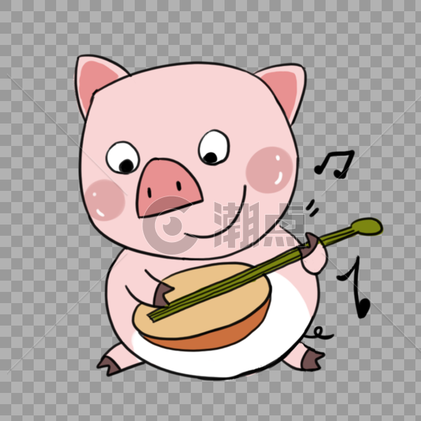 卡通小猪图片素材免费下载