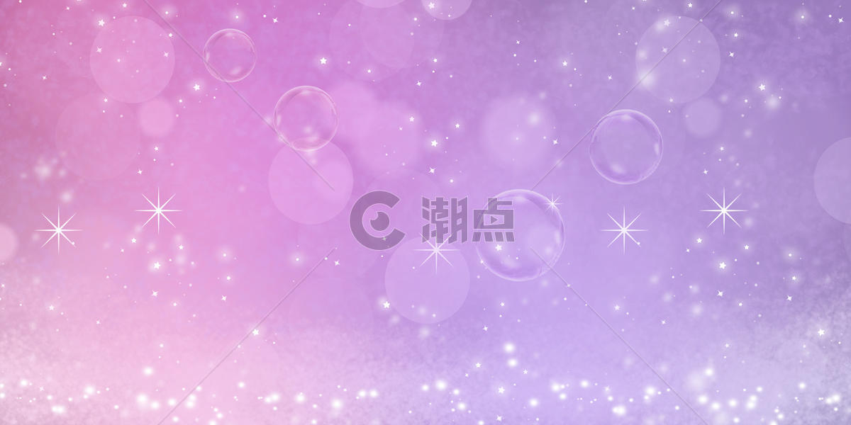 紫色梦幻气泡背景图片素材免费下载