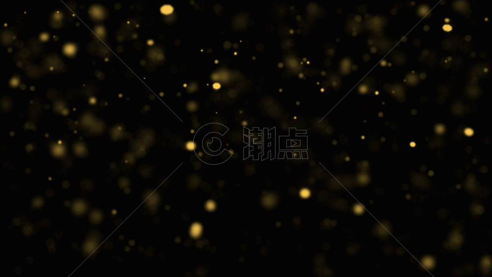 金色粒子GIF图片素材免费下载