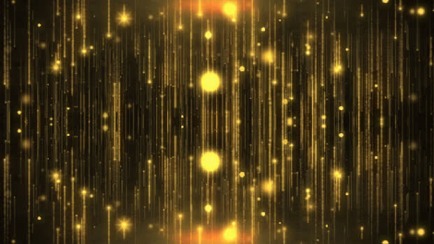 唯美的金色粒子GIF图片素材免费下载