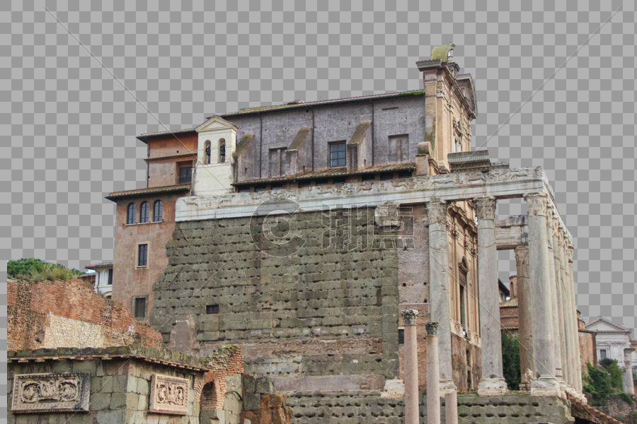古罗马遗址景区教堂图片素材免费下载