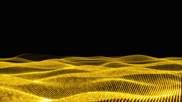 黄金海洋粒子动画GIF图片素材免费下载