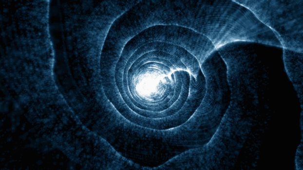 蓝色粒子漩涡动画GIF图片素材免费下载