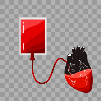 血袋输血到心脏图片素材免费下载