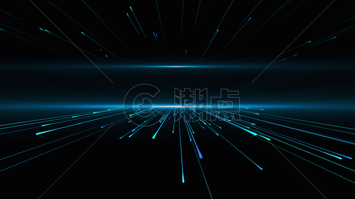 粒子辐射光线动画GIF图片素材免费下载
