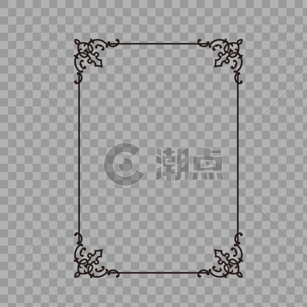 花纹边框图片素材免费下载
