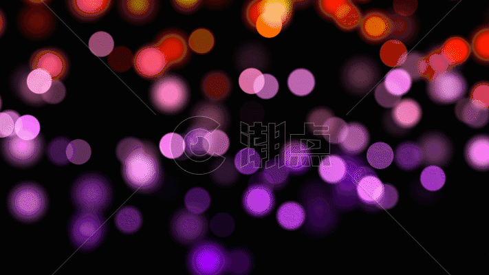 粒子球光斑GIF图片素材免费下载